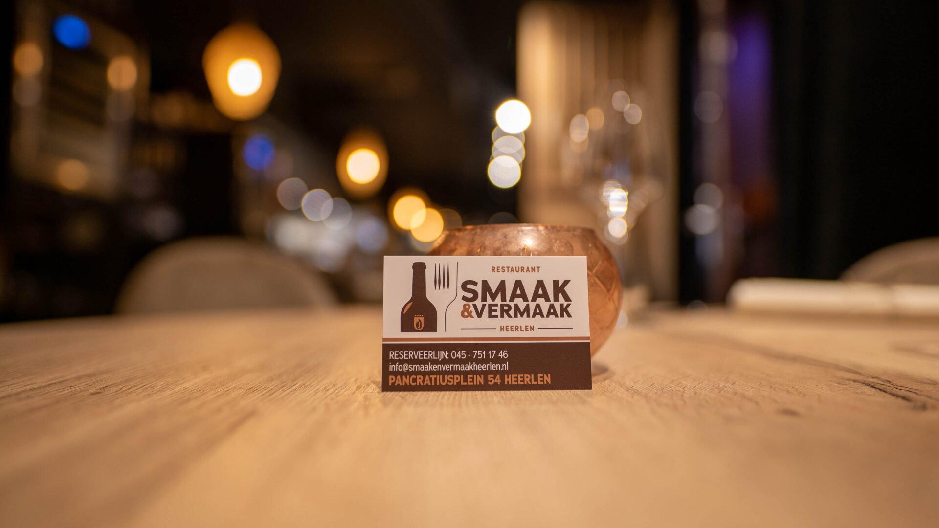 Restaurant Smaak en Vermaak in Heerlen centrum